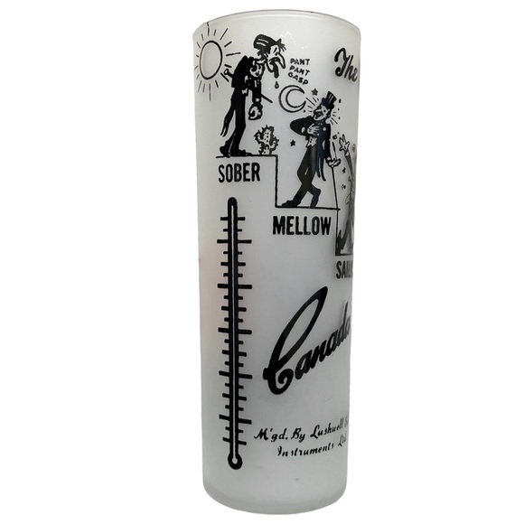 Vintage MCM Federal Glass Barware Whiskey Novelty - Picture 2 of 9